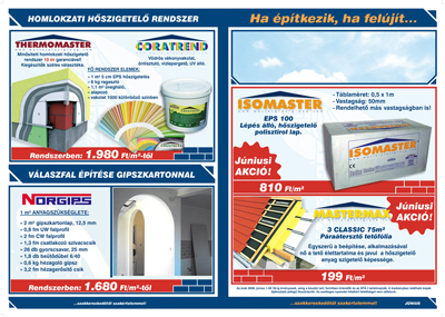Masterplast szórólapok grafikai tervezése